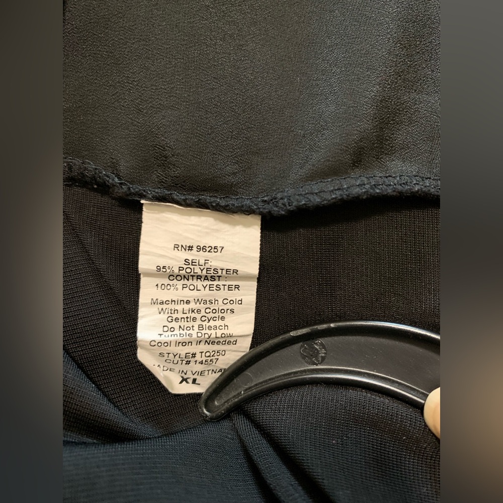 Perseption Concept Black Zip-Front Sleeveless Blo… - image 4